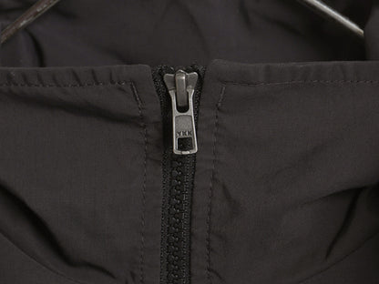 パタゴニア バギーズ ジャケット メンズ M 古着 19年製 アウトドア ナイロン ジャンパー フルジップ ハイネック ブルゾン ワンポイント 灰