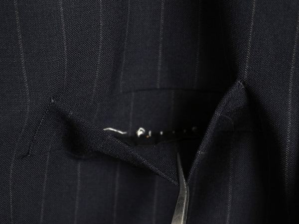 ほぼ デッドストック ブルックスブラザーズ テーラード ジャケット メンズ XL 程/ ストライプ ブレザー スーツ ストレッチ ウール サマー