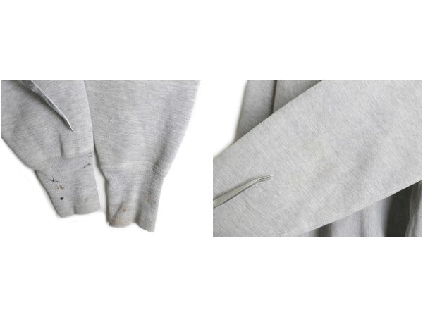 70s 初期 金 単色タグ ★ チャンピオン リバースウィーブ 3段 プリント スウェット メンズ XL / USA製 ヴィンテージ トレーナー 霜降り 灰
