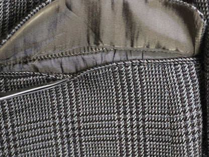 デッドストック ローレン ラルフローレン テーラード ジャケット メンズ XL 程/ ポロ ブレザー ウール チェック モノトーン 大きいサイズ