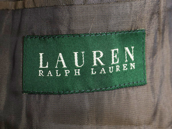 デッドストック ローレン ラルフローレン テーラード ジャケット メンズ XL 程/ ポロ ブレザー ウール チェック モノトーン 大きいサイズ