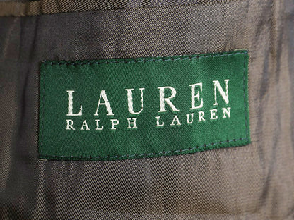 デッドストック ローレン ラルフローレン テーラード ジャケット メンズ XL 程/ ポロ ブレザー ウール チェック モノトーン 大きいサイズ