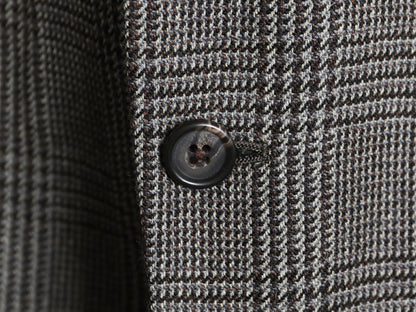 デッドストック ローレン ラルフローレン テーラード ジャケット メンズ XL 程/ ポロ ブレザー ウール チェック モノトーン 大きいサイズ