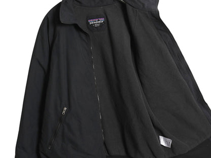 パタゴニア シェルド シンチラ ジャケット メンズ L / 12年製 ナイロン 裏 フリース ブルゾン フルジップ ハイネック ブラック アウトドア