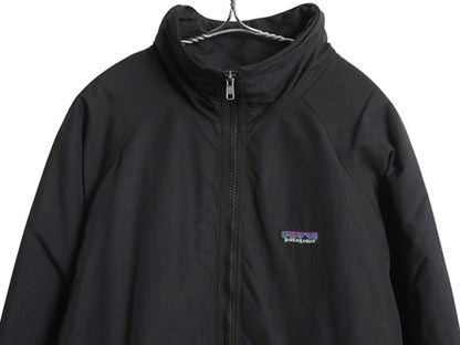 パタゴニア シェルド シンチラ ジャケット メンズ L / 12年製 ナイロン 裏 フリース ブルゾン フルジップ ハイネック ブラック アウトドア