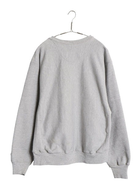 00s チャンピオン プレミアム リバースウィーブ カレッジ プリント スウェット メンズ M オールド トレーナー スキー 裏起毛 目付き グレー