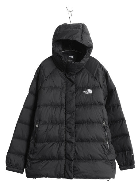 US企画 ノースフェイス ダウン パーカー ジャケット レディース XL アウトドア 600フィル ジャンパー ブルゾン フルジップ 大きいサイズ 黒