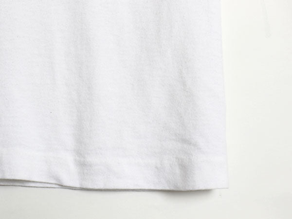 90s 企業 イラスト プリント Tシャツ メンズ L 程 オールド 当時物 シャーク サメ グラフィック キャラクター コメディ ヘビーウェイト 白