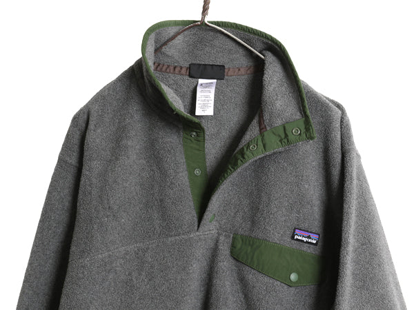 パタゴニア シンチラ スナップT メンズ S 13年製 プルオーバー フリース ジャケット ブルゾン ジャンパー アウトドア ハイネック シンプル