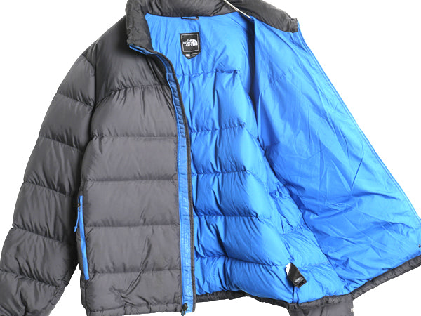 ノースフェイス ヌプシ ダウン ジャケット メンズ XL / アウトドア ナイロン 700フィル ハイネック ブルゾン ジャンパー 大きいサイズ 防寒