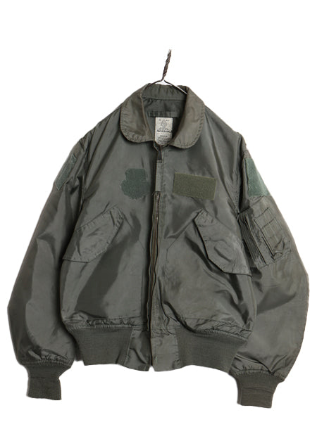 90s ALPHA社製 米軍実物 CWU-36P サマー フライト ジャケット MEDIUM / オールド 97年製 アラミド ミリタリー USAF エアフォース ボンバー 