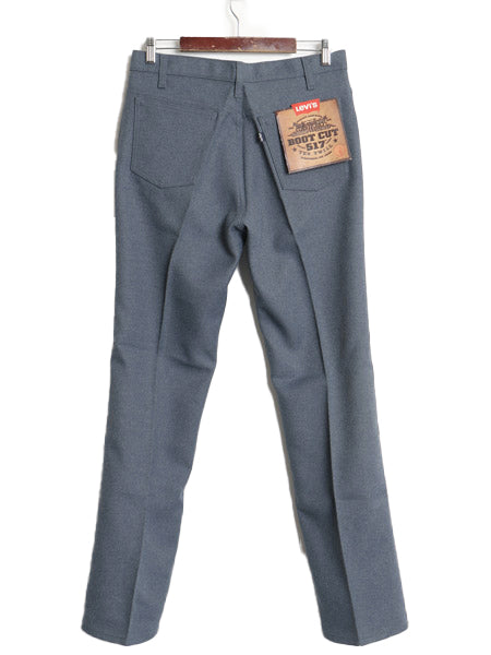 デッドストック 90s USA製 リーバイス ポリ フレア パンツ メンズ 33 32 新品 オールド 517 スタプレ スラックス ブーツカット ノータック