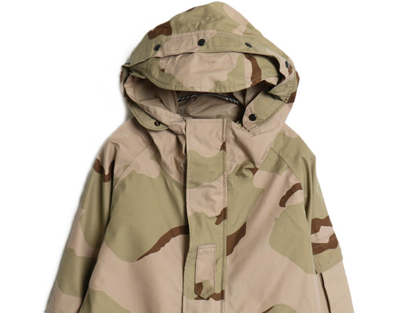 00s 米軍実物 US ARMY ECWCS デザートカモ 迷彩 ゴアテックス ジャケット MEDIUM REGULAR / 02年製 オールド 1st GEN ミリタリー マンパ 3C