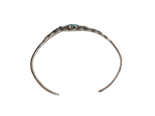 ~ 40s ★ ナバホ ターコイズ シルバー バングル / 小物 クロスアロー インディアン STERLING 銀 フレッドハービー ブレスレット キングマン