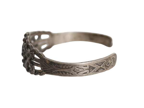 ~ 40s ★ ナバホ ターコイズ シルバー バングル / 小物 クロスアロー インディアン STERLING 銀 フレッドハービー ブレスレット キングマン