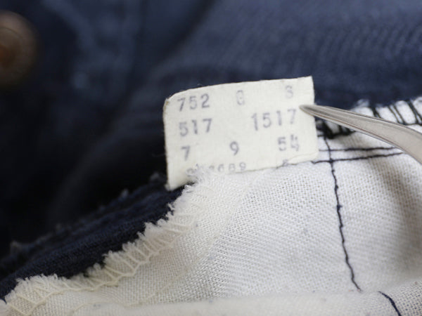 70s USA製 リーバイス 517 コーデュロイ フレア パンツ メンズ 30 32 / ヴィンテージ ブーツカット スリム 細畝 42 TALON ネイビー 細身