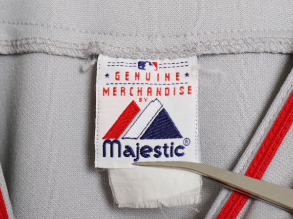 エンゼルス ベースボール シャツ メンズ XXL 程/ MLB オフィシャル マジェスティック 大リーグ ユニフォーム 重ね着 ジャージ 大きいサイズ