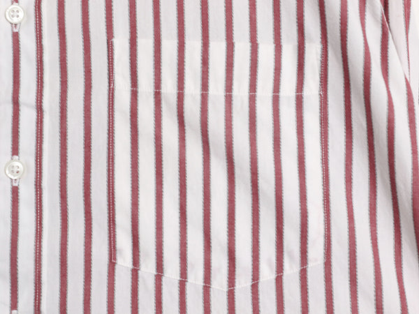 80s 90s USA製 クリスチャン ディオール ストライプ 長袖 シャツ メンズ L ヴィンテージ コットン ワイシャツ カジュアル ドレス ツートン