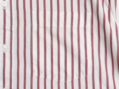 80s 90s USA製 クリスチャン ディオール ストライプ 長袖 シャツ メンズ L ヴィンテージ コットン ワイシャツ カジュアル ドレス ツートン