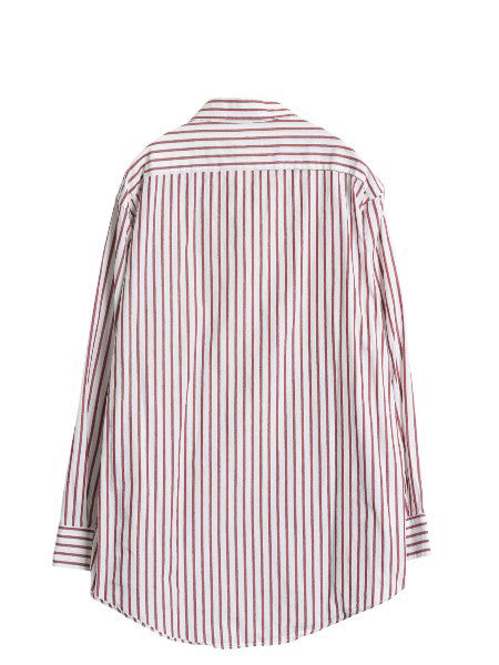 80s 90s USA製 クリスチャン ディオール ストライプ 長袖 シャツ メンズ L ヴィンテージ コットン ワイシャツ カジュアル ドレス ツートン