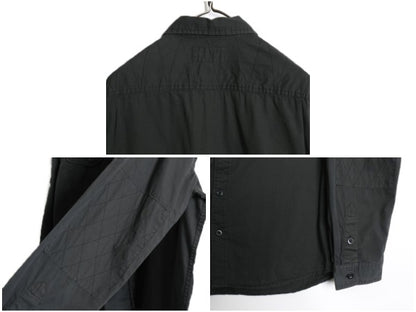 デニム&サプライ ラルフローレン 長袖 ハンティング シャツ メンズ XXL / ポロ アウトドア シューティング サファリ 大きいサイズ 無地 黒