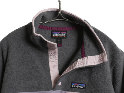 パタゴニア ライトウェイト シンチラ スナップT レディース M / 18年製 フリース プルオーバー ジャケット アウトドア ジャンパー ブルゾン