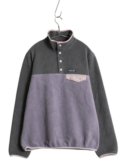 パタゴニア ライトウェイト シンチラ スナップT レディース M / 18年製 フリース プルオーバー ジャケット アウトドア ジャンパー ブルゾン