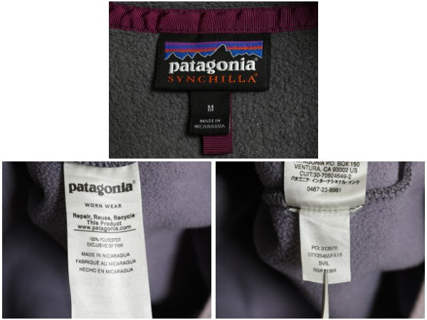 パタゴニア ライトウェイト シンチラ スナップT レディース M / 18年製 フリース プルオーバー ジャケット アウトドア ジャンパー ブルゾン