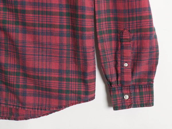 デニム&サプライ ラルフローレン チェック 長袖 ボタンダウン シャツ メンズ XL ポロ REGULAR FIT オックスフォード ポケット 大きいサイズ