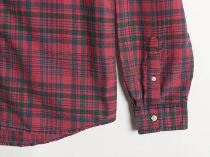 デニム&サプライ ラルフローレン チェック 長袖 ボタンダウン シャツ メンズ XL ポロ REGULAR FIT オックスフォード ポケット 大きいサイズ
