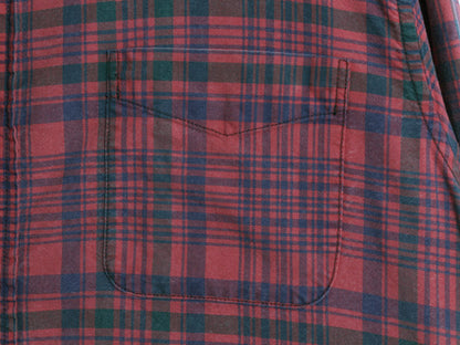 デニム&サプライ ラルフローレン チェック 長袖 ボタンダウン シャツ メンズ XL ポロ REGULAR FIT オックスフォード ポケット 大きいサイズ