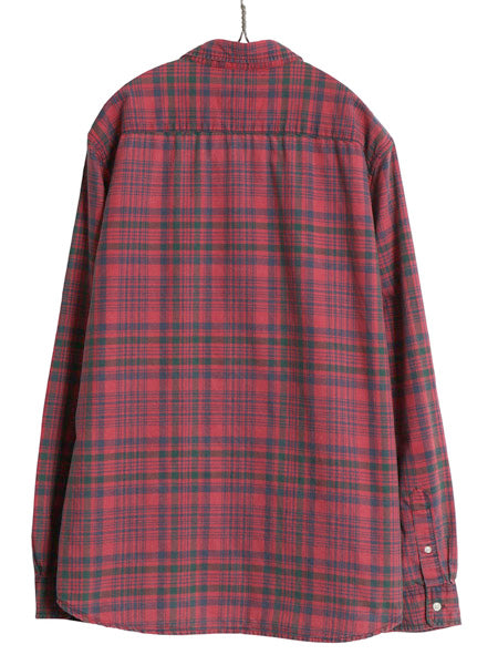 デニム&サプライ ラルフローレン チェック 長袖 ボタンダウン シャツ メンズ XL ポロ REGULAR FIT オックスフォード ポケット 大きいサイズ