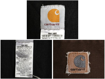 US企画 カーハート アクティブ ジャケット メンズ XL / ワーク ダック フード パーカー 中綿 キルティング ライナー ブルゾン 大きいサイズ