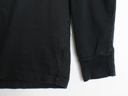 00s ポロ ラルフローレン 長袖 Tシャツ メンズ M オールド ロンT ロングスリーブ コットン ワンポイント カットソー シンプル ゆったり 黒