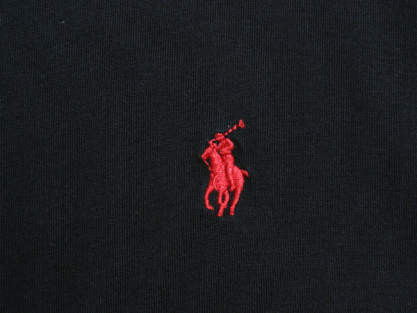 00s ポロ ラルフローレン 長袖 Tシャツ メンズ M オールド ロンT ロングスリーブ コットン ワンポイント カットソー シンプル ゆったり 黒