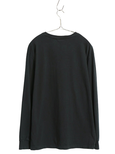 00s ポロ ラルフローレン 長袖 Tシャツ メンズ M オールド ロンT ロングスリーブ コットン ワンポイント カットソー シンプル ゆったり 黒