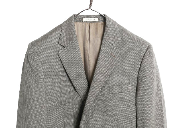 デッドストック ローレン ラルフローレン テーラード ジャケット メンズ M 程/ ポロ ブレザー スーツ ウール スリム きれいめ ビジネス 灰