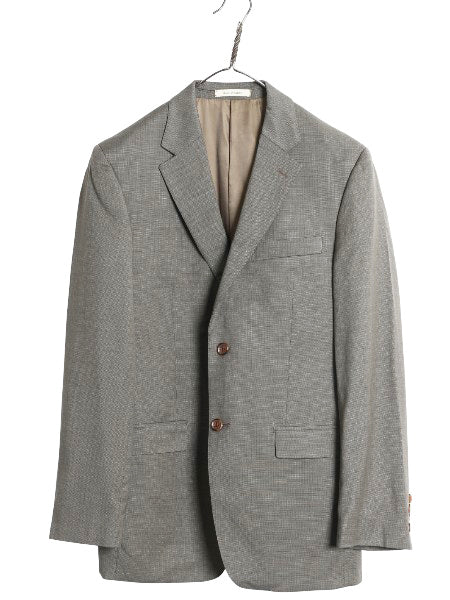 デッドストック ローレン ラルフローレン テーラード ジャケット メンズ M 程/ ポロ ブレザー スーツ ウール スリム きれいめ ビジネス 灰