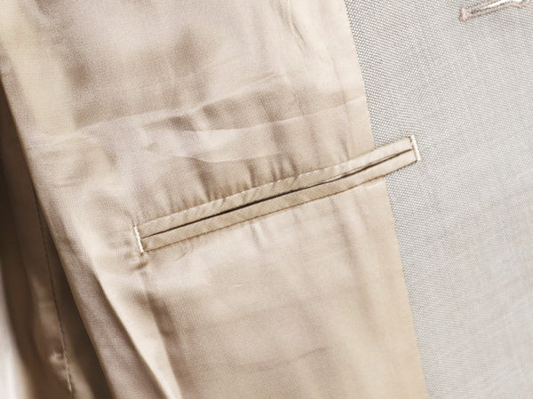 デッドストック ローレン ラルフローレン テーラード ジャケット メンズ M 程/ ポロ ブレザー スーツ ウール スリム きれいめ ビジネス 灰