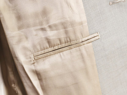 デッドストック ローレン ラルフローレン テーラード ジャケット メンズ M 程/ ポロ ブレザー スーツ ウール スリム きれいめ ビジネス 灰