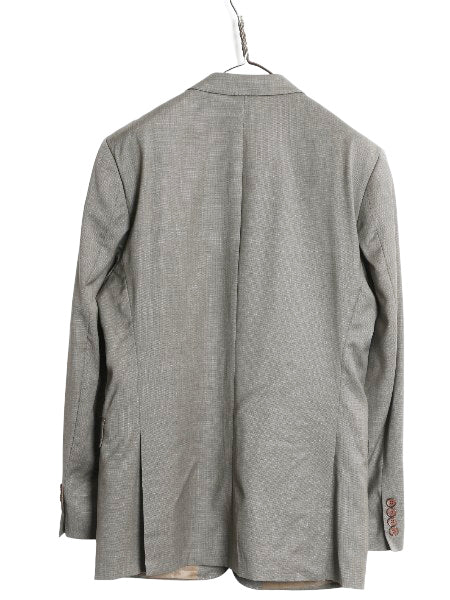 デッドストック ローレン ラルフローレン テーラード ジャケット メンズ M 程/ ポロ ブレザー スーツ ウール スリム きれいめ ビジネス 灰