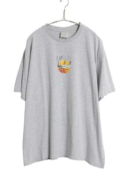 00s ナイキ 両面 プリント Tシャツ メンズ L / 古着 オールド バスケ グラフィック アート イラスト スウッシュ カットソー ヘビーウェイト