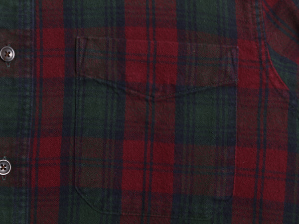 エルエルビーン 長袖 ボタンダウン フランネル シャツ メンズ S / 古着 アウトドア コットン 長袖シャツ ネルシャツ チェック マルチカラー