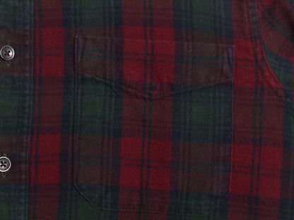 エルエルビーン 長袖 ボタンダウン フランネル シャツ メンズ S / 古着 アウトドア コットン 長袖シャツ ネルシャツ チェック マルチカラー