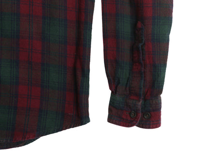 エルエルビーン 長袖 ボタンダウン フランネル シャツ メンズ S / 古着 アウトドア コットン 長袖シャツ ネルシャツ チェック マルチカラー