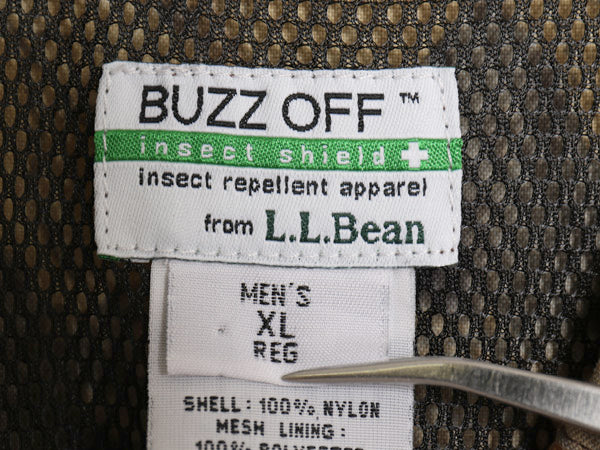 00s エルエルビーン リアルツリー 迷彩 長袖 ボタンダウン シャツ メンズ XL / 古着 オールド アウトドア ナイロン BUZZ OFF 大きいサイズ