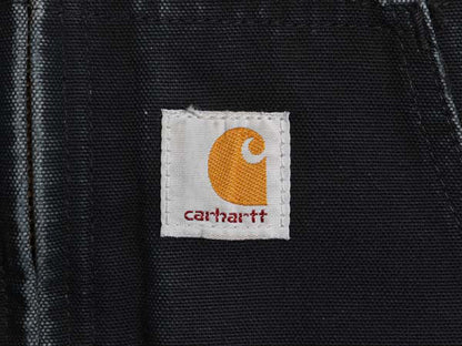 US企画 USA製 カーハート アクティブ ジャケット メンズ M / ダック フード パーカー 中綿 キルティング ライナー ブルゾン ジャンパー 黒