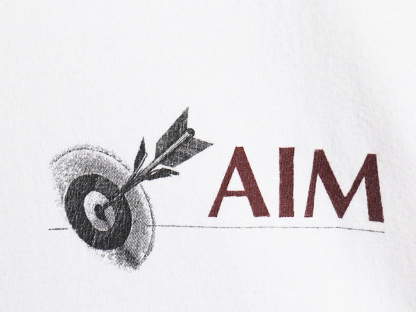 00s ★ サムズダウン イラスト プリント Tシャツ メンズ XL / オールド メッセージ グラフィック ジョーク ヘビーウェイト 大きいサイズ 白
