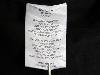 ペンドルトン ネイティブ柄 パイル フリース ジャケット メンズ L フルジップ 総柄 ボア コットン 切替 ブルゾン ジャンパー コート 黒 茶