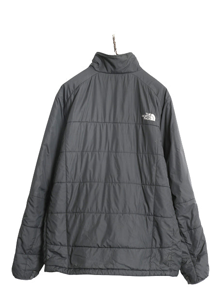 ノースフェイス 中綿 ナイロン ジャケット メンズ L / アウトドア フルジップ ブルゾン ハイネック プリマロフト パッカブル キルティング